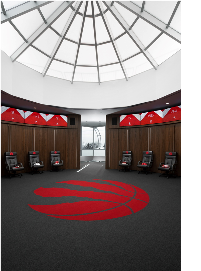 Raptor locker room